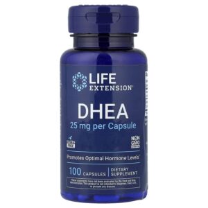 Life Extension, ДГЭА, 25 мг, 100 капсул